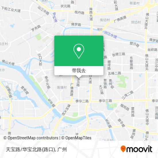 天宝路/华宝北路(路口)地图