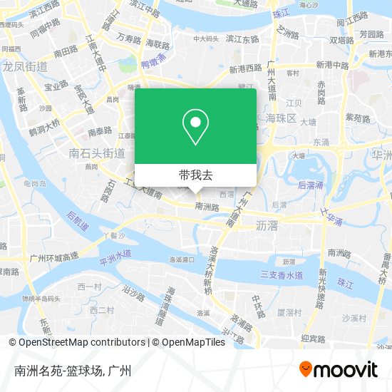 南洲名苑-篮球场地图