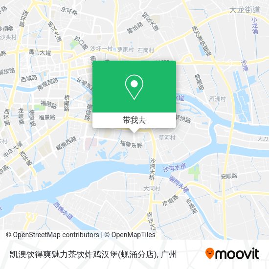 凯澳饮得爽魅力茶饮炸鸡汉堡(蚬涌分店)地图