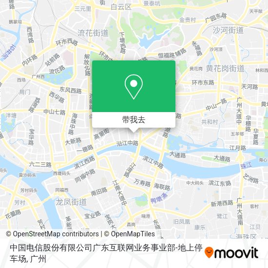 中国电信股份有限公司广东互联网业务事业部-地上停车场地图