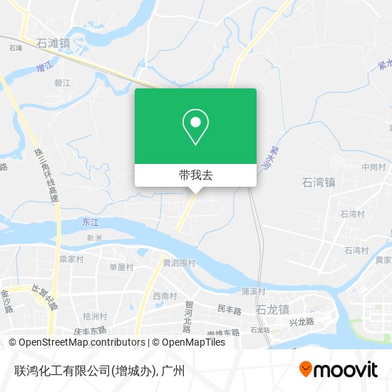联鸿化工有限公司(增城办)地图