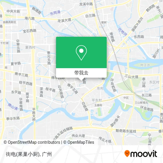 街电(果巢小厨)地图