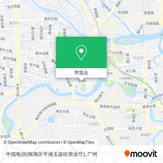中国电信(南海区平洲玉器街营业厅)地图