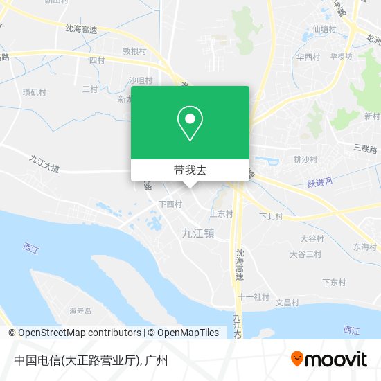 中国电信(大正路营业厅)地图