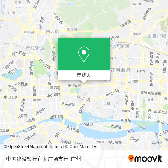 中国建设银行宜安广场支行地图