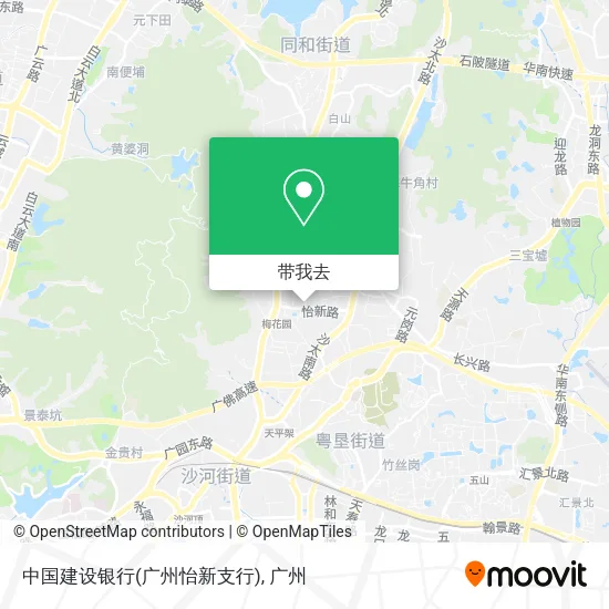 中国建设银行(广州怡新支行)地图