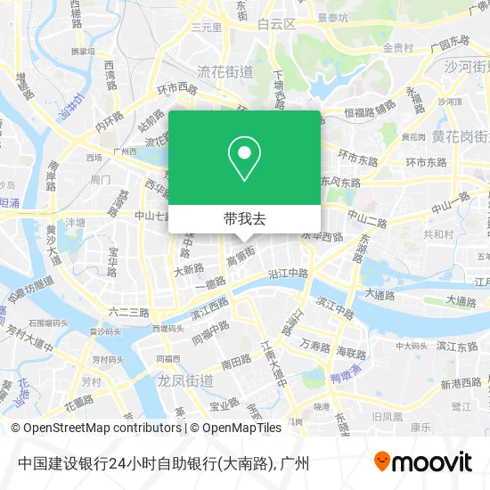 中国建设银行24小时自助银行(大南路)地图