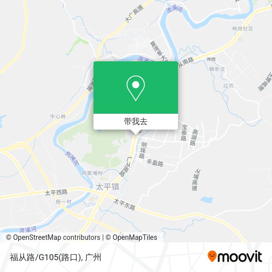 福从路/G105(路口)地图