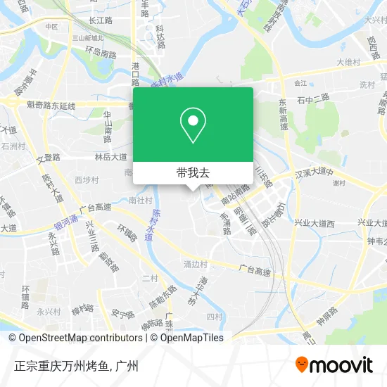 正宗重庆万州烤鱼地图