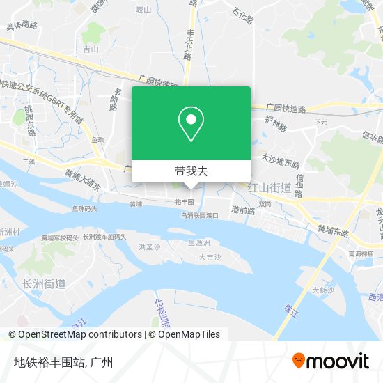 地铁裕丰围站地图