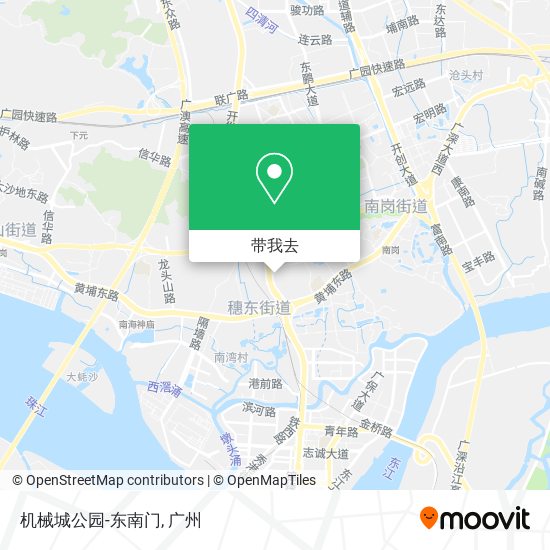机械城公园-东南门地图