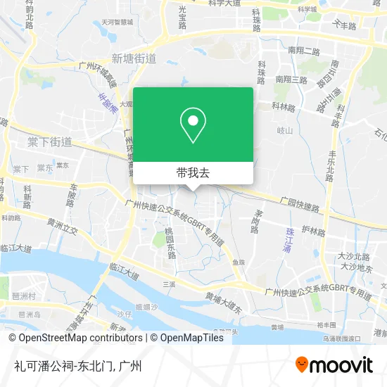 礼可潘公祠-东北门地图