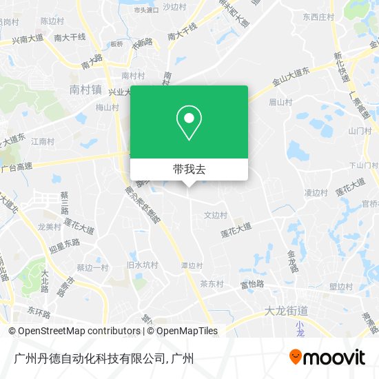 广州丹德自动化科技有限公司地图