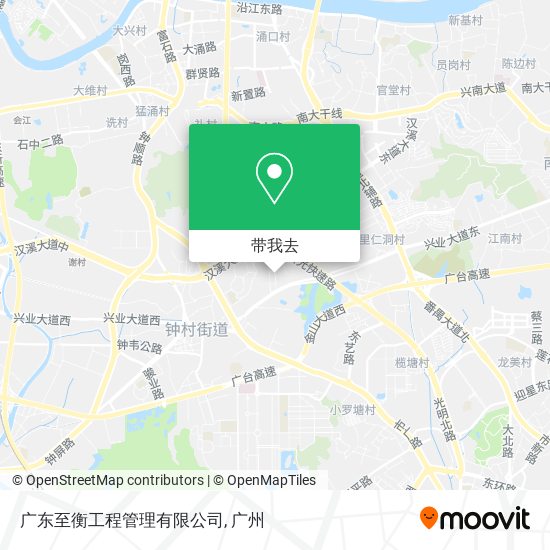 广东至衡工程管理有限公司地图