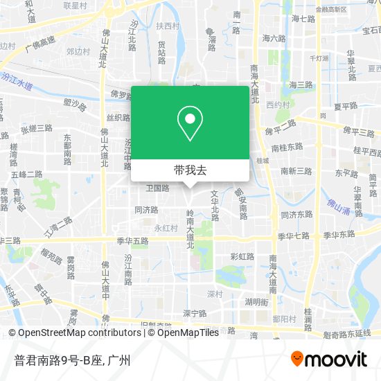 普君南路9号-B座地图