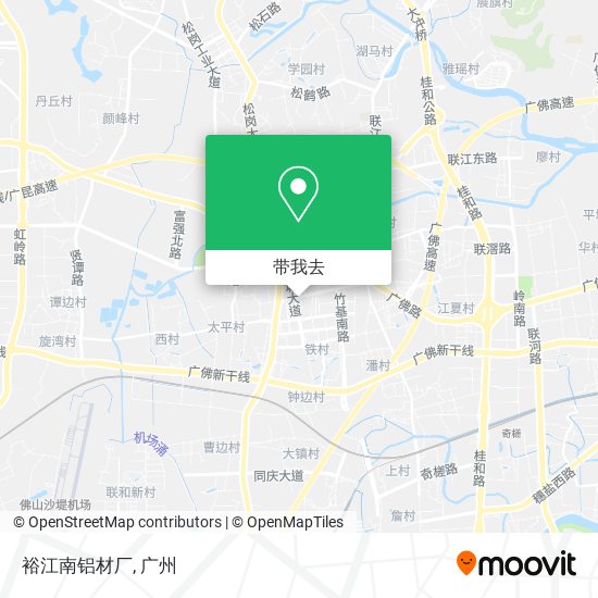 裕江南铝材厂地图