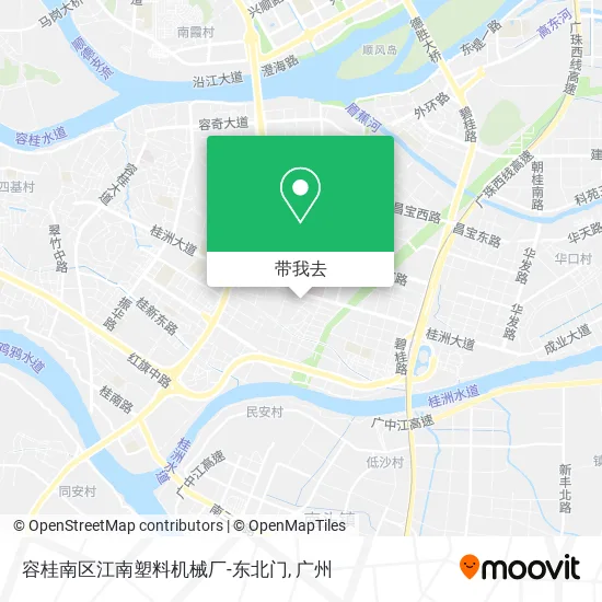 容桂南区江南塑料机械厂-东北门地图