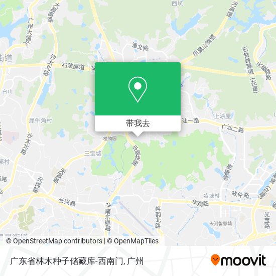 广东省林木种子储藏库-西南门地图