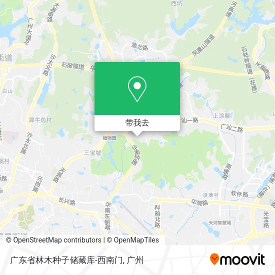 广东省林木种子储藏库-西南门地图