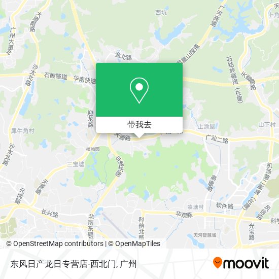 东风日产龙日专营店-西北门地图