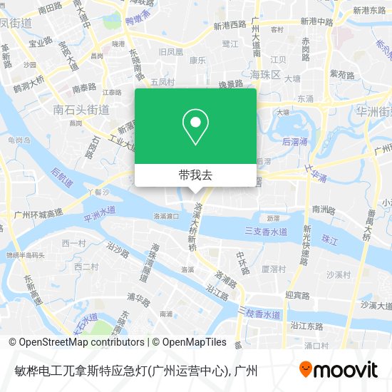 敏桦电工兀拿斯特应急灯(广州运营中心)地图