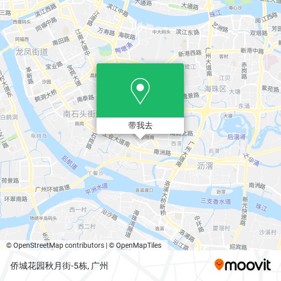 侨城花园秋月街-5栋地图