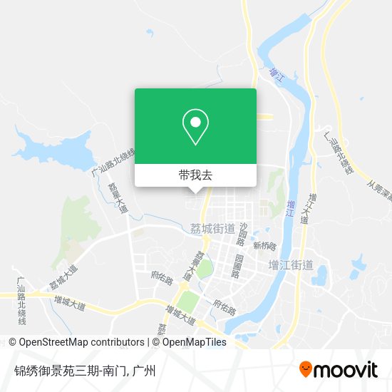锦绣御景苑三期-南门地图