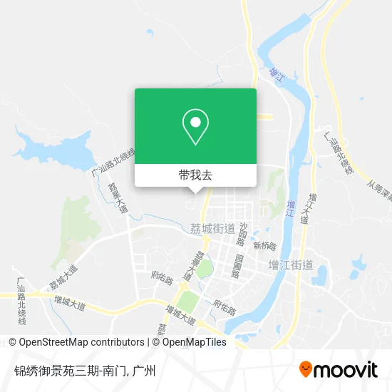 锦绣御景苑三期-南门地图