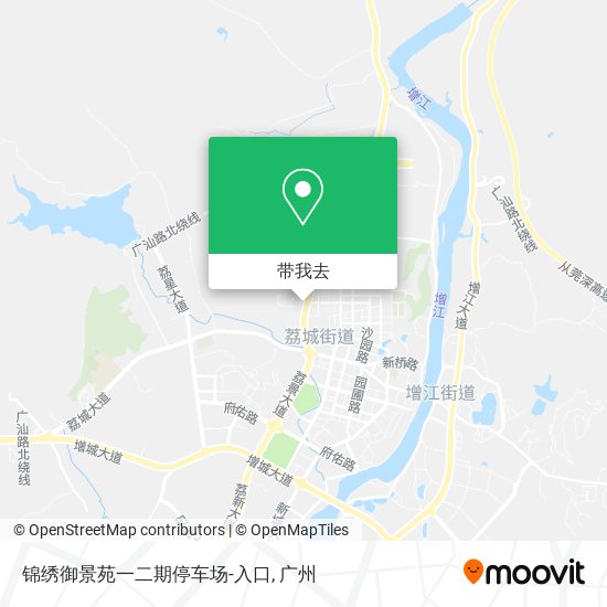 锦绣御景苑一二期停车场-入口地图