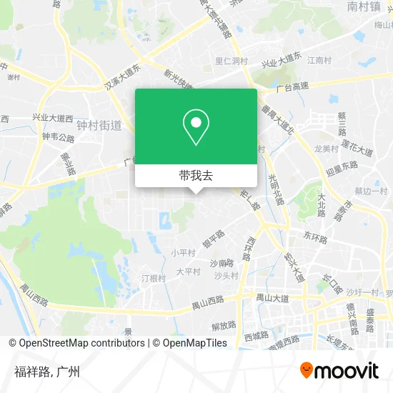 福祥路地图
