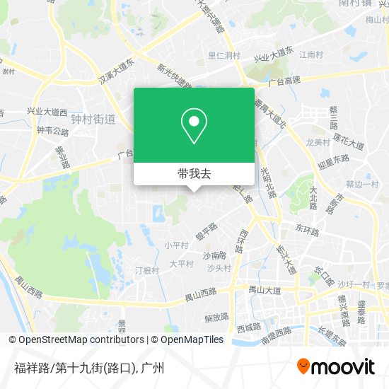 福祥路/第十九街(路口)地图
