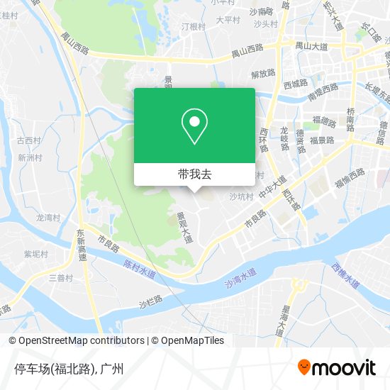 停车场(福北路)地图