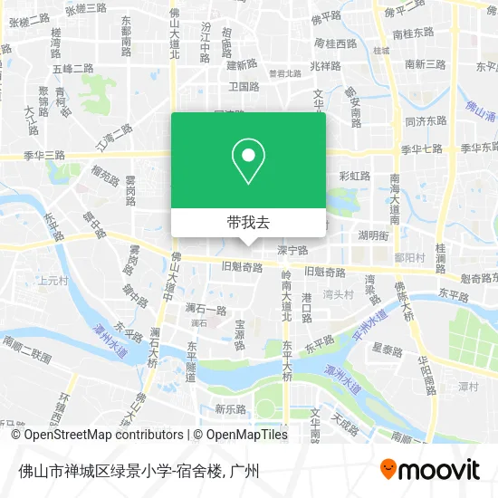 佛山市禅城区绿景小学-宿舍楼地图