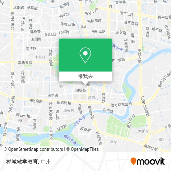 禅城敏学教育地图