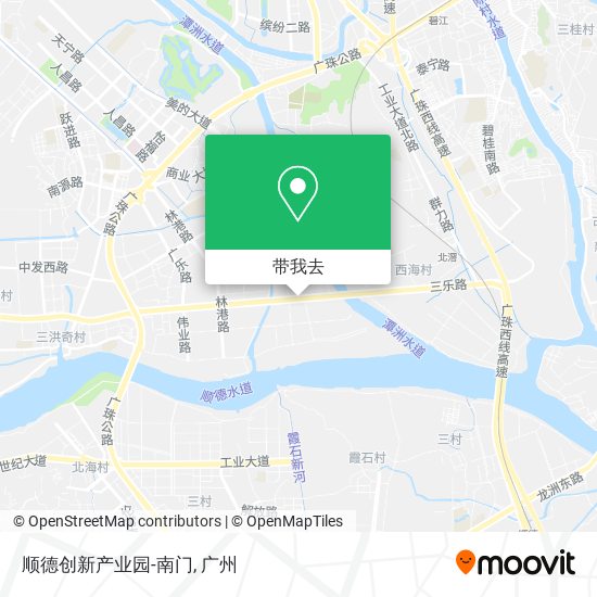顺德创新产业园-南门地图