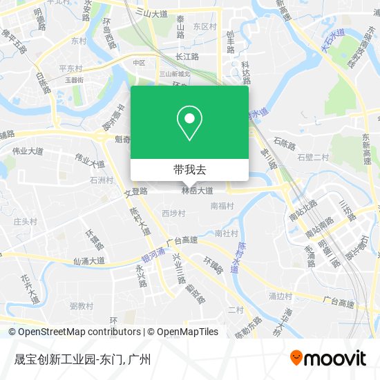 晟宝创新工业园-东门地图