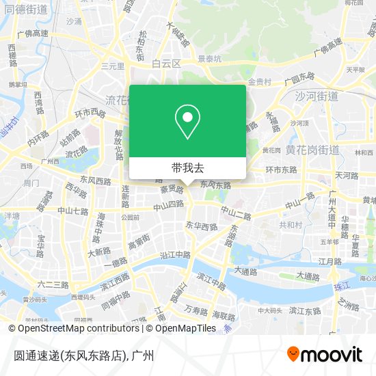 圆通速递(东风东路店)地图