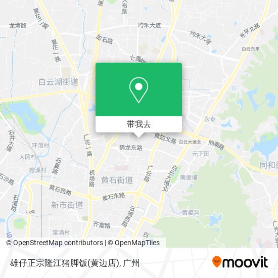 雄仔正宗隆江猪脚饭(黄边店)地图