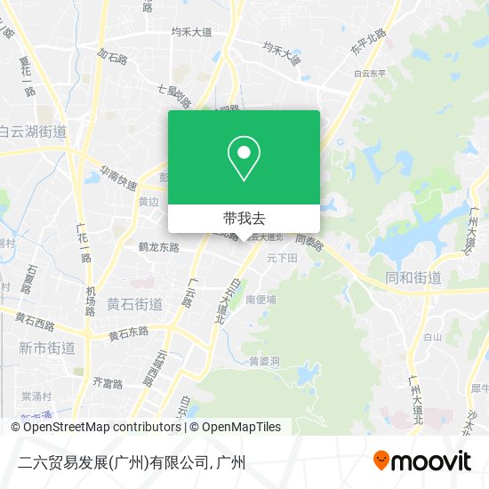 二六贸易发展(广州)有限公司地图