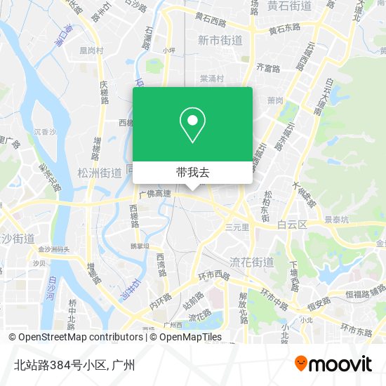 北站路384号小区地图