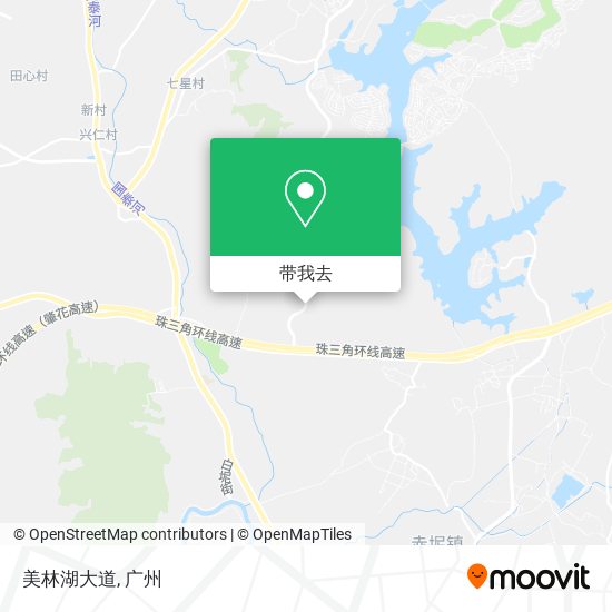 美林湖大道地图
