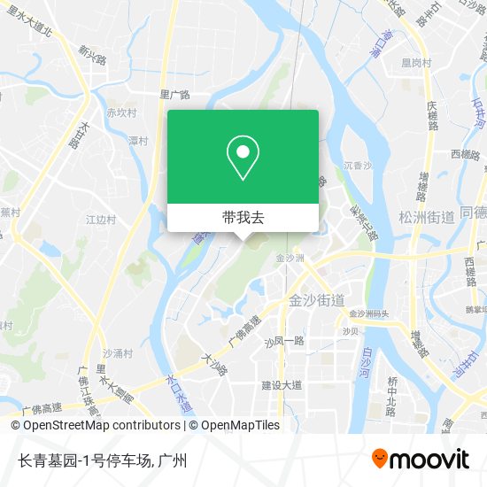 长青墓园-1号停车场地图