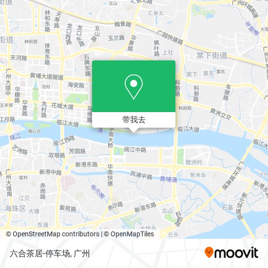 六合茶居-停车场地图