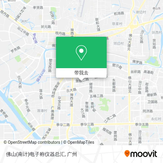佛山(南计)电子称仪器总汇地图