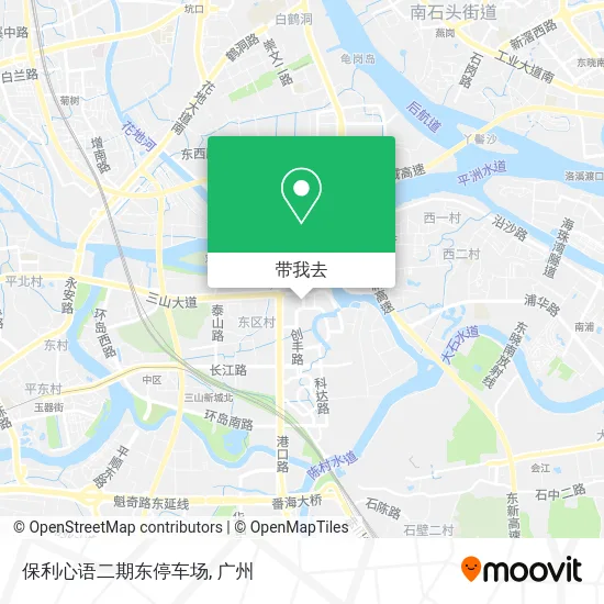 保利心语二期东停车场地图
