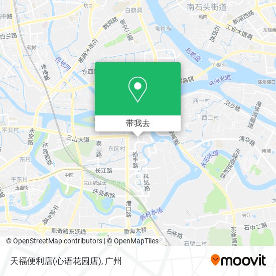 天福便利店(心语花园店)地图