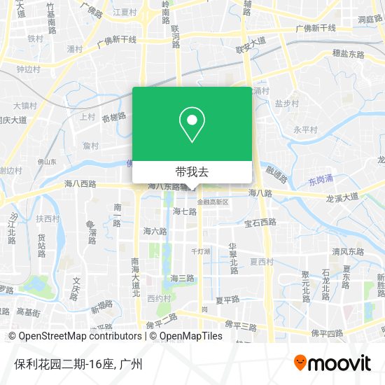 保利花园二期-16座地图
