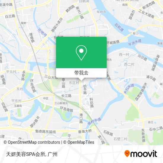 天妍美容SPA会所地图