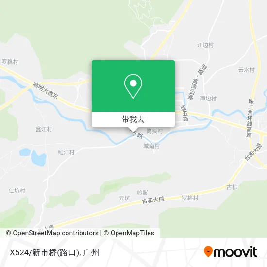 X524/新市桥(路口)地图