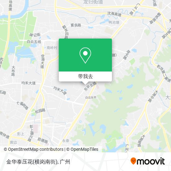 金华泰压花(横岗南街)地图